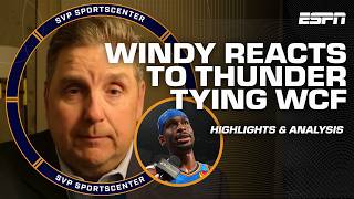 WCF SERIES TIED ⚡ Windy & Chet Holmgren react to Spurs-Thunder Game 2 👀 | SC with SVP