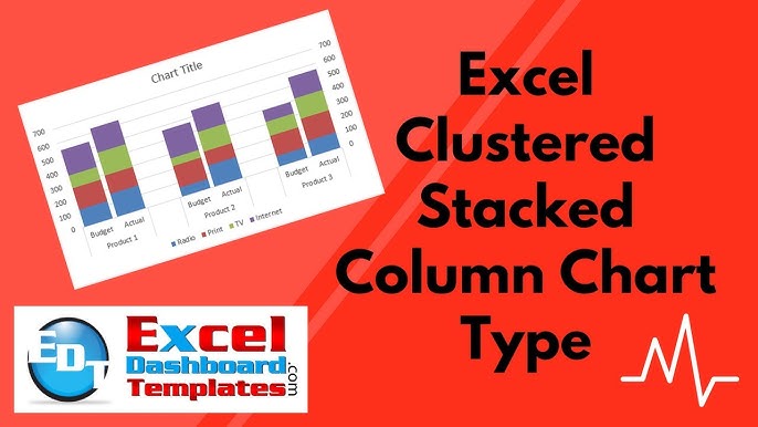 Clustered Stacked Bar Chart In Excel Youtube
