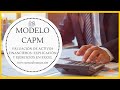 Modelo CAPM  (Valoración de Activos Financieros / Capital) ► Explicación y Ejercicios en Excel
