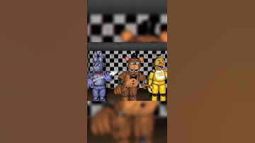 [FNAF] HOW THE FNAF 2 ANIMATRONICS BECAME WITHERED #FNAF #freddyfazbear #edit