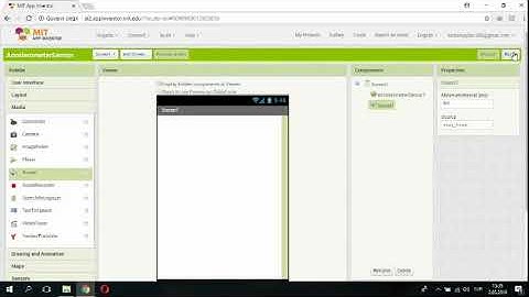 SHAKE THE PHONE FOR MUSIC MIT App Inventor 2
