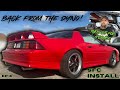 Subframe connector install and test drive 1991 camaro z28 ep4