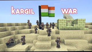 KARGIL WAR  Minecraft movie (animation war) part - 1