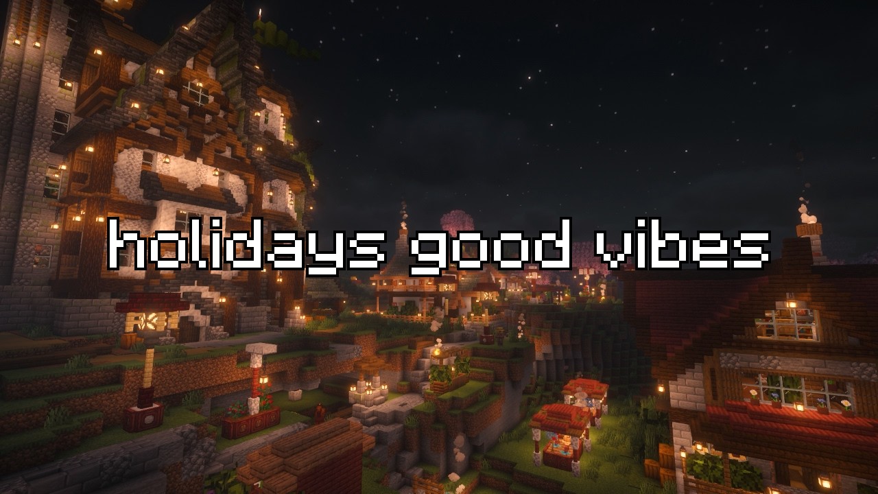 have a good rest, everything will be fine (Minecraft Music with Edo Castle Design)