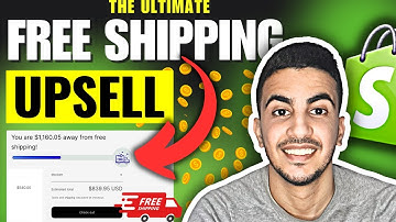 How To Add Free Shipping Progress Bar Upsell Widget On Shopify Cart Page