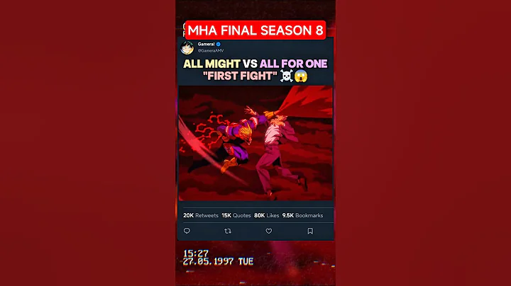 ALL MIGHT vs ALL FOR ONE "First Fight" ☠️😱 | #myheroacademia #edit #mha #amv #anime