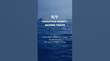 Your Entire Shipment Could Be Destroyed Because of THIS Stamp!  #amazon #freight #visa #automobile