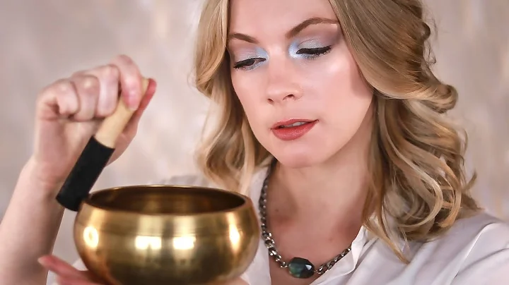 ASMR Energy Healing for Stress & Anxiety 🩵 Plucking Negative Energy, Singing Bowl, Meditation