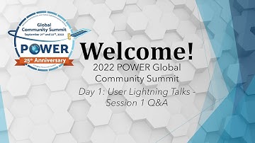 2022 POWER GloCo Day 1: User Lightning Talks, Session 1 Q & A