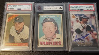 New York Yankees Mantle Maris Berra Mattingly Reggie Vintage Baseball Cards You Dont See Every Day