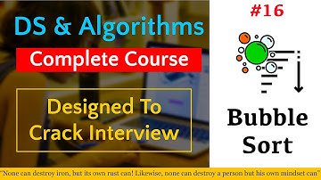 #16 Sorting Algorithms - Bubble Sort | Data Structures Full Course 🔥🔥🔥 By Linkedin Sr Developer