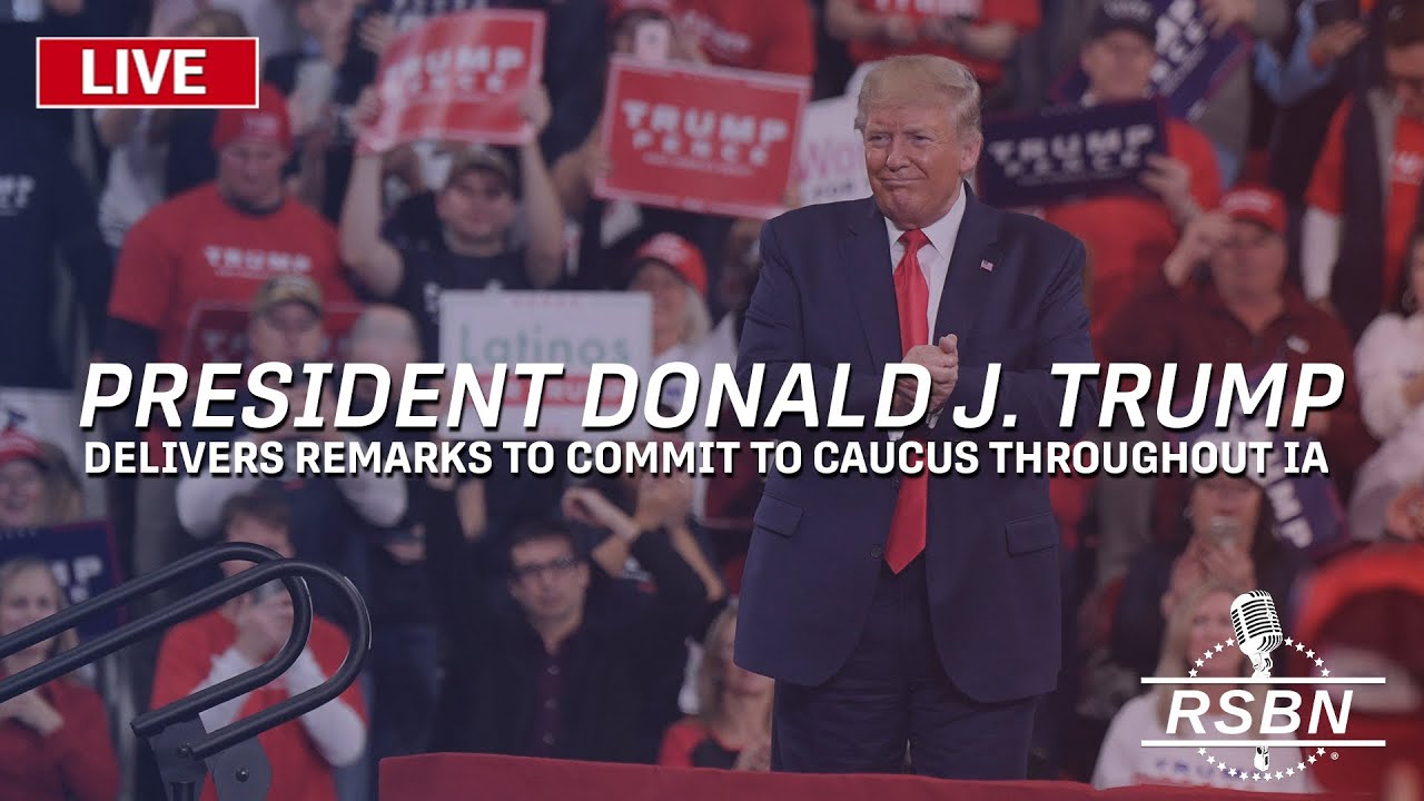 LIVE: Trump to speak at IA Commit to Caucus rallies in Sioux Center and Mason City- 1/5/24