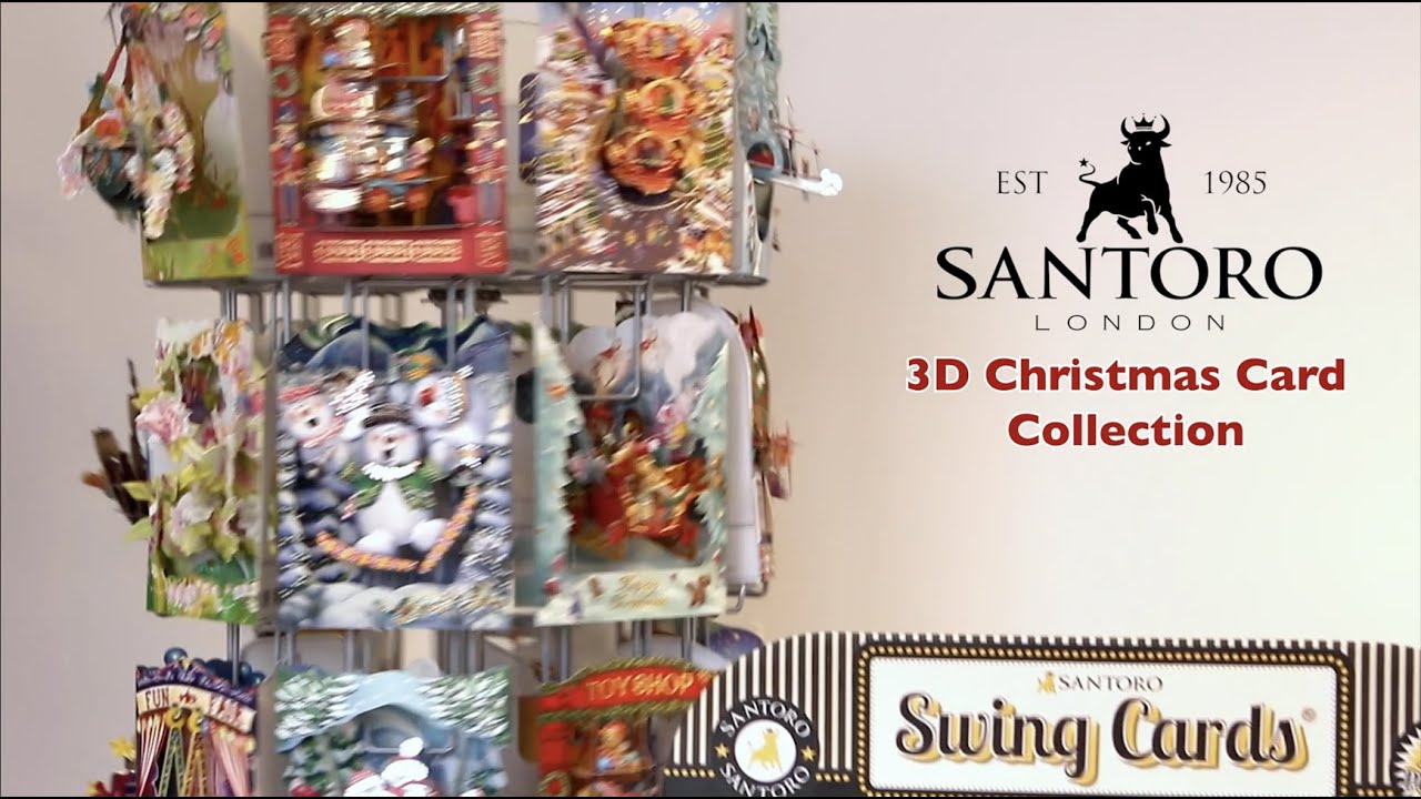 3D Christmas Cards by Santoro
