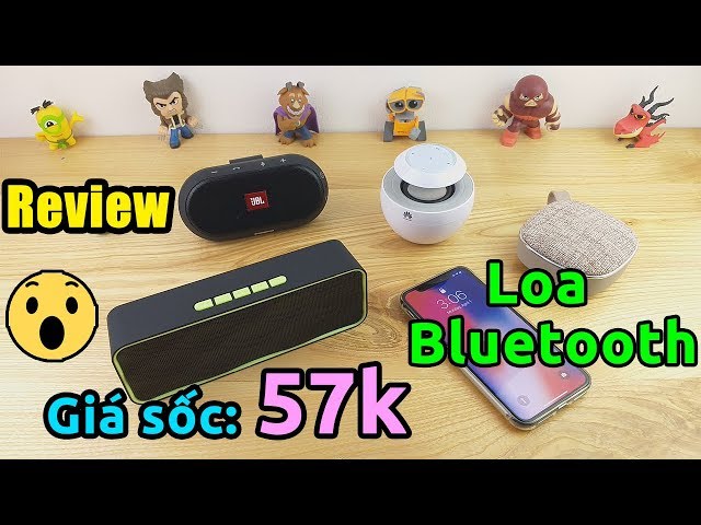 Trên tay Loa Bluetooth giá 55k trời ơi tin được không? | Bluetooth Wireless Speaker A2DP