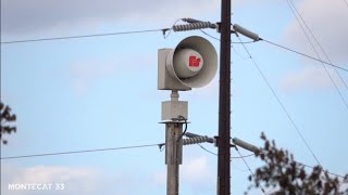 Federal Signal 2001-130 Siren Test, Alert & Attack, Burlington, WI
05/02/26 (my channel is 10 years old now!!!)
Recorded this on my way home from ILLINOIS. Ive recorded this thing like 3 times now (?) and this is like the only recording of it I like lol. Recorded it close to the Nestle factory which smelled like chocolate chip cookies (fun fact I almost worked there!).
Burlingtons 3 130s replaced DCs that used to test weekly every Saturday, but ever since the new 130s were installed they were put on the county system and test every first Saturday at 4 now.
Do. NOT. steal.
:D Federal Signal 2001-130 Siren Test, Alert & Attack, Burlington, WI