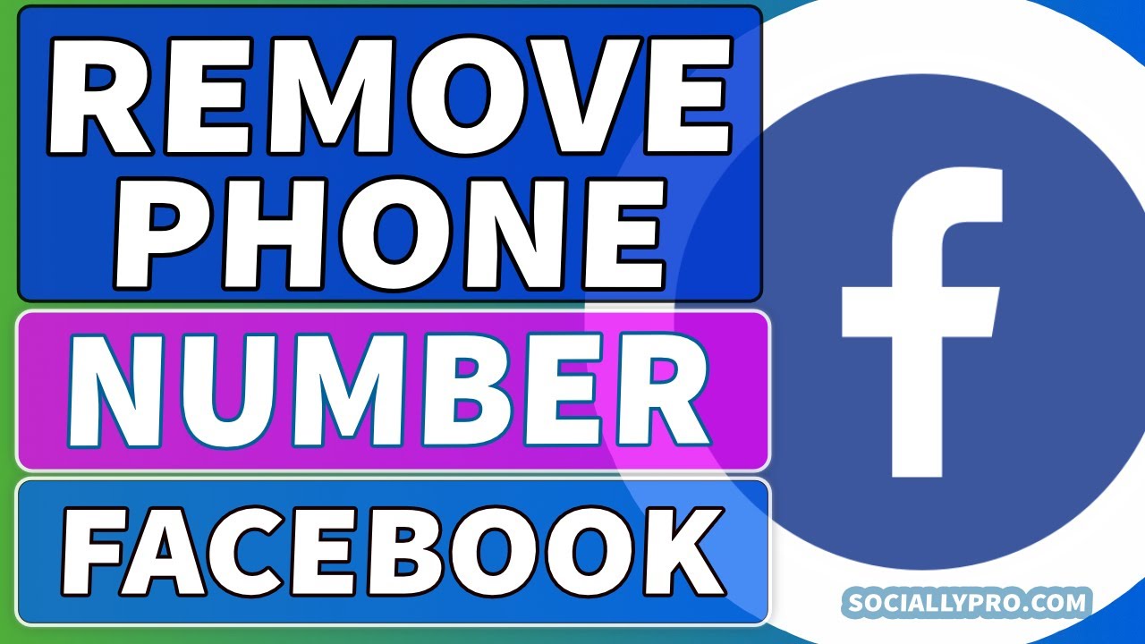How to Remove Phone Number From Facebook Account [Updated] - YouTube