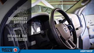 How to Remove Driver Side Airbag | Matco's Airbag Removal Tool | ABRTMOP