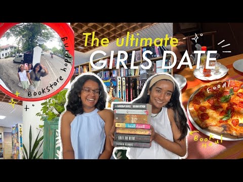 Come with us on the perfect girls date in Colombo 🌷 | Cafe hopping | Bookstore finds | Book haul 📚