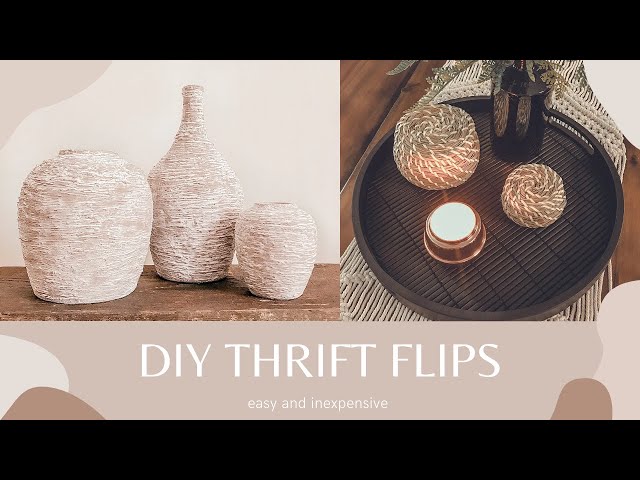 DIY THRIFT STORE FLIPS - Easy and Inexpensive