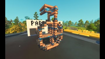 Scrap Mechanic Survival - HowToBuild A Big Wheel Heavy Load&Grip - Fps&Mp Friendly - Tutorial