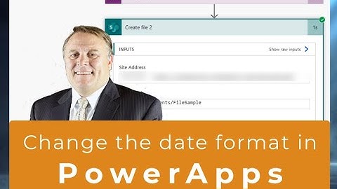 Change Date format in PowerApps [2012211732]