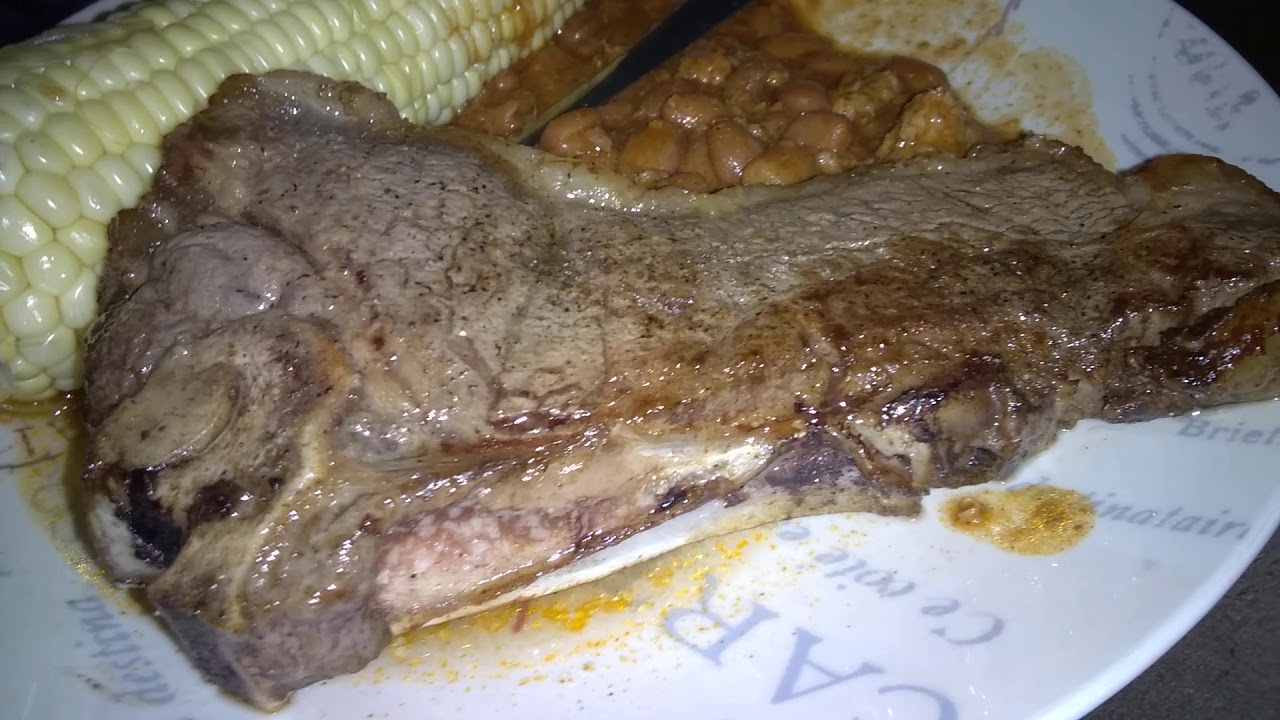 T BONE STEAK. - YouTube