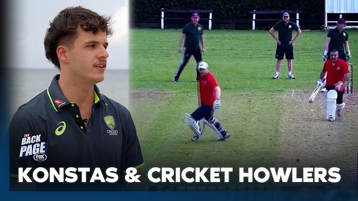 LAST EVER TOP 5 - The Back Page finale! - Konstas returns & Village Cricket GOLD | Fox Sports Aus