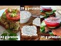 3 Healthy Sandwich Recipe Ideas for weight loss - High Protein Low Calorie Meals