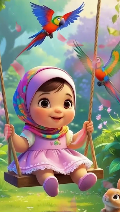 MAULA YA SALLI WASALLIM | Kids Naat | Cute girl #kidsvideo  #cutebaby #muslim #cartoon   #cute