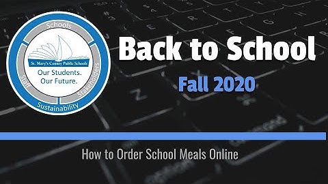 Back to School 2020 - How to use the Nutrislice App