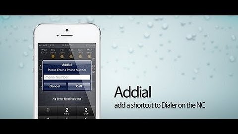 Addial Cydia Tweak: Add Phone Features to iPhone Notification Center