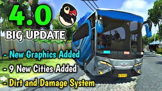 New Big Update 4.0 | New Features Added! Bus Simulator Indonesia | Bus Game screenshot 4