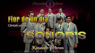 Flor De Un Día - Los Sonor's (Desvocalizado) Karaoke