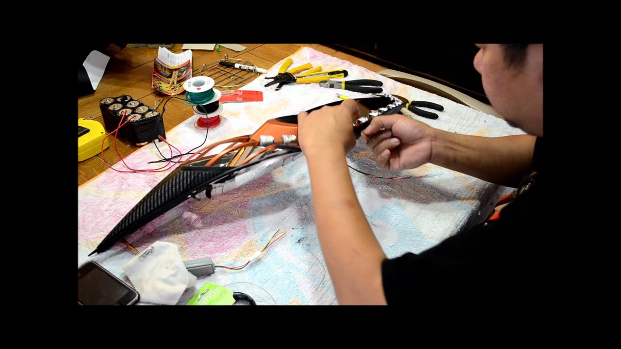 How to install Custom SF-BLOCK LED Eyeline - YouTube