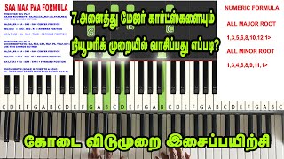 only one formula for all major chords/keyboard class in tamil/music class in tamil/my music master screenshot 3
