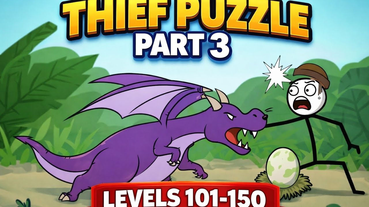 Thief Puzzle Levels 101–150 Full Gameplay Walkthrough 🧠 | Part 3 | Money Gaming