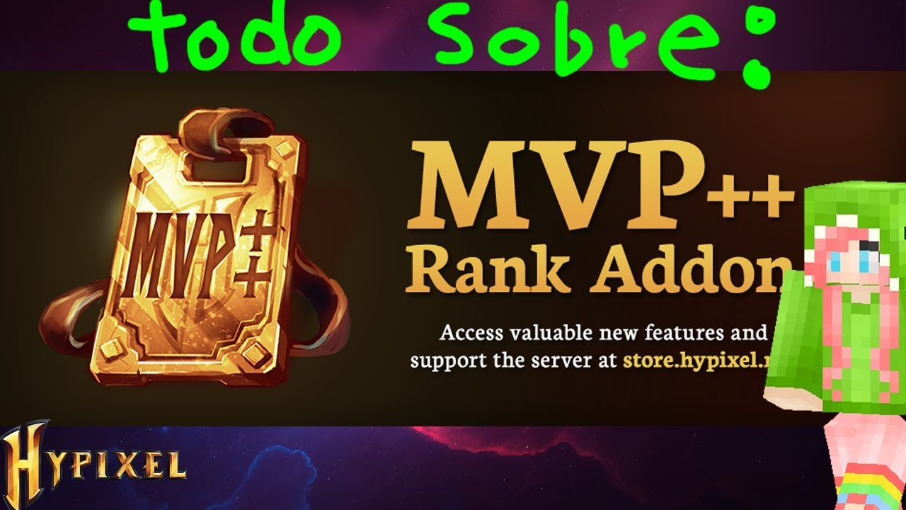 Hypixel nuevo rango MVP++ que es? - Minecraft - YouTube