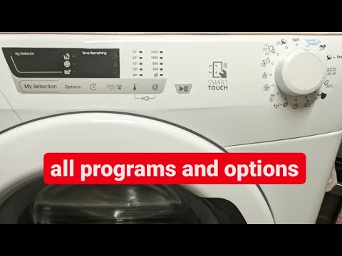 Video: Apa arti ikon pada mesin cuci: penunjukan, penguraian kode, deskripsi mode