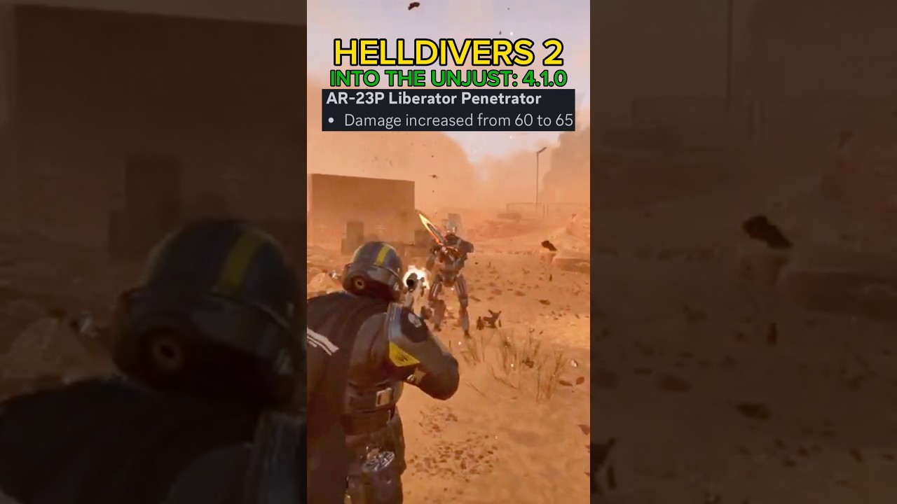 AR-23P Liberator Penetrator BUFF After Patch 4.1.0 - Helldivers 2