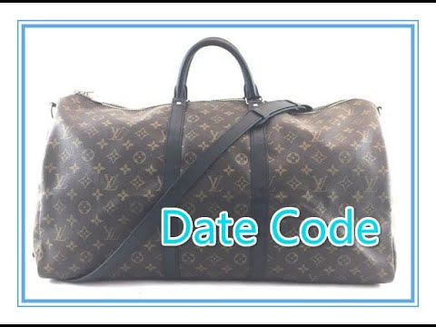 [Date Code & Stamp] Louis Vuitton Keepall Bandouliere 55 Macassar Monogram Canvas | LUXCELLENT ...