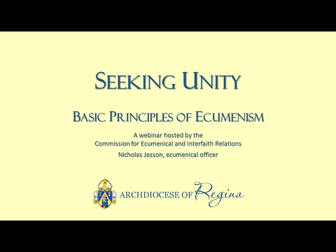 Video: Ecumenicitatea este un cuvânt?