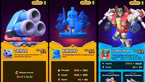 MAX TRIPLE GUN KNIGHT & STARSCREAM PLAYING MOB CONTROL PLAYING. ( @Mob.Control.2 ) #mobcontrol