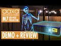 Best New Battery Powered Projector for Halloween 2021 Digital Decorating? | Aaxa M7