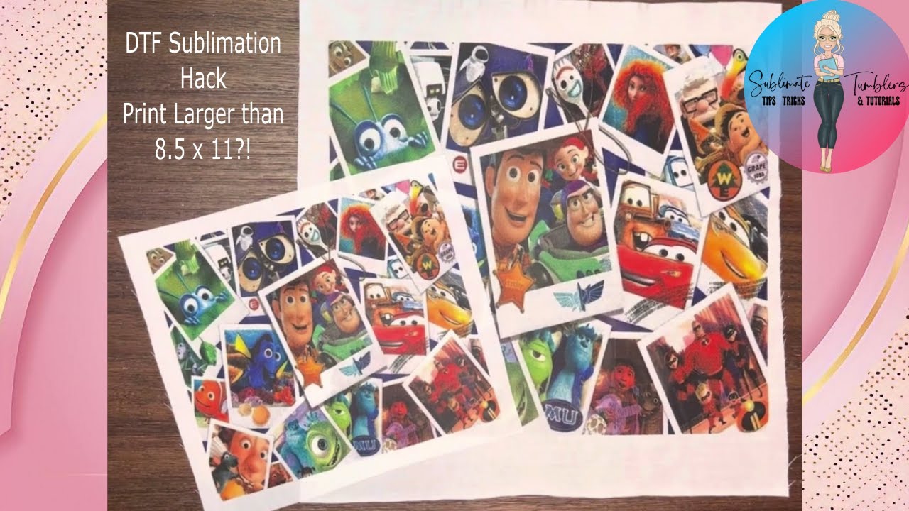 Печать размером более 8,5 x 11 — DTF Sublimation Hack