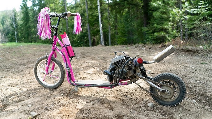 These Guys Improve A Pocket Bike With An Electric Chainsaw Motor