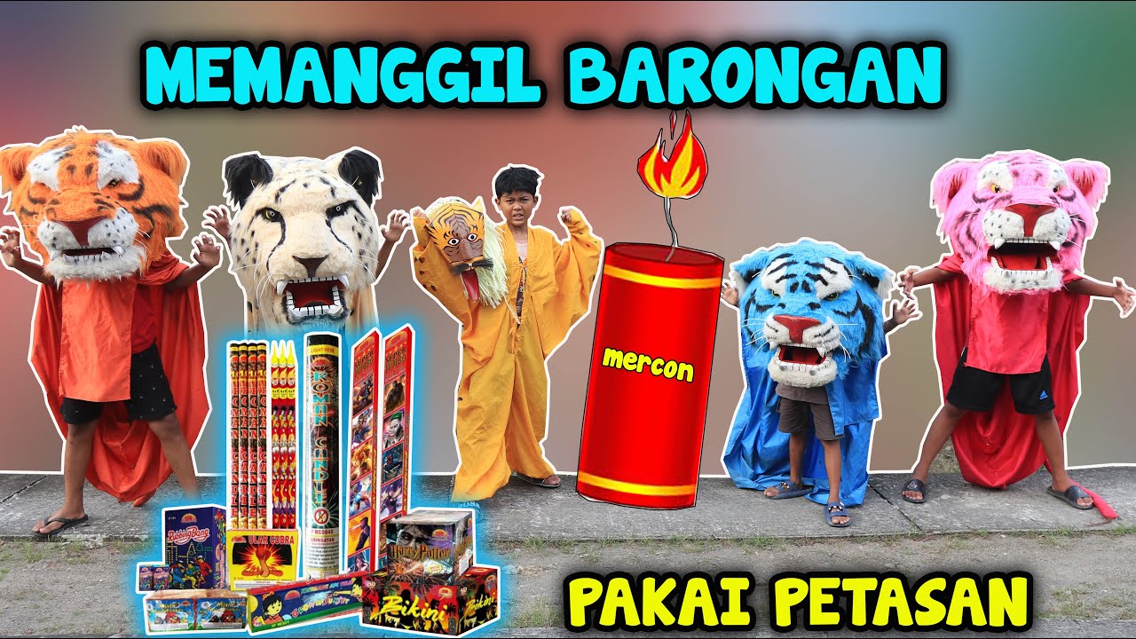 EMANG BISA‼️ MANGGIL BARONGAN BARONGSAI PAKAI P3TASAN MERCON