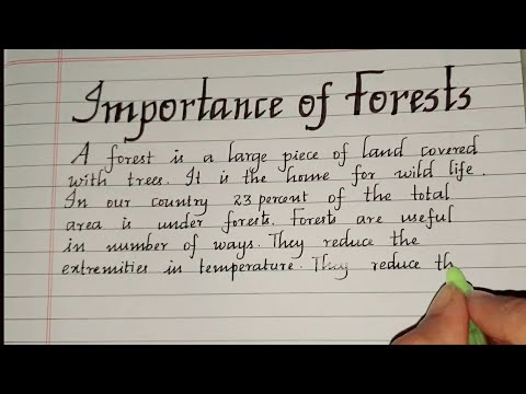 essay on importance of forest in nepali language