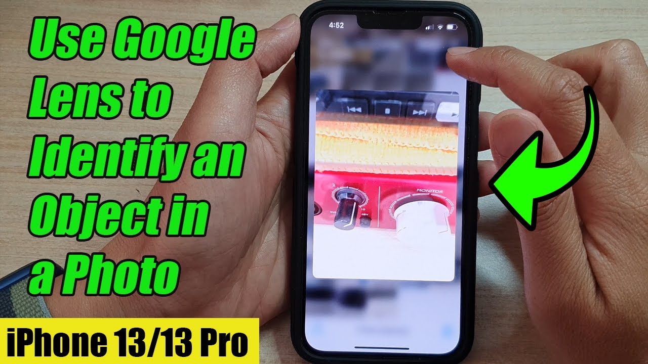 Where is Google Lens on iPhone 13?