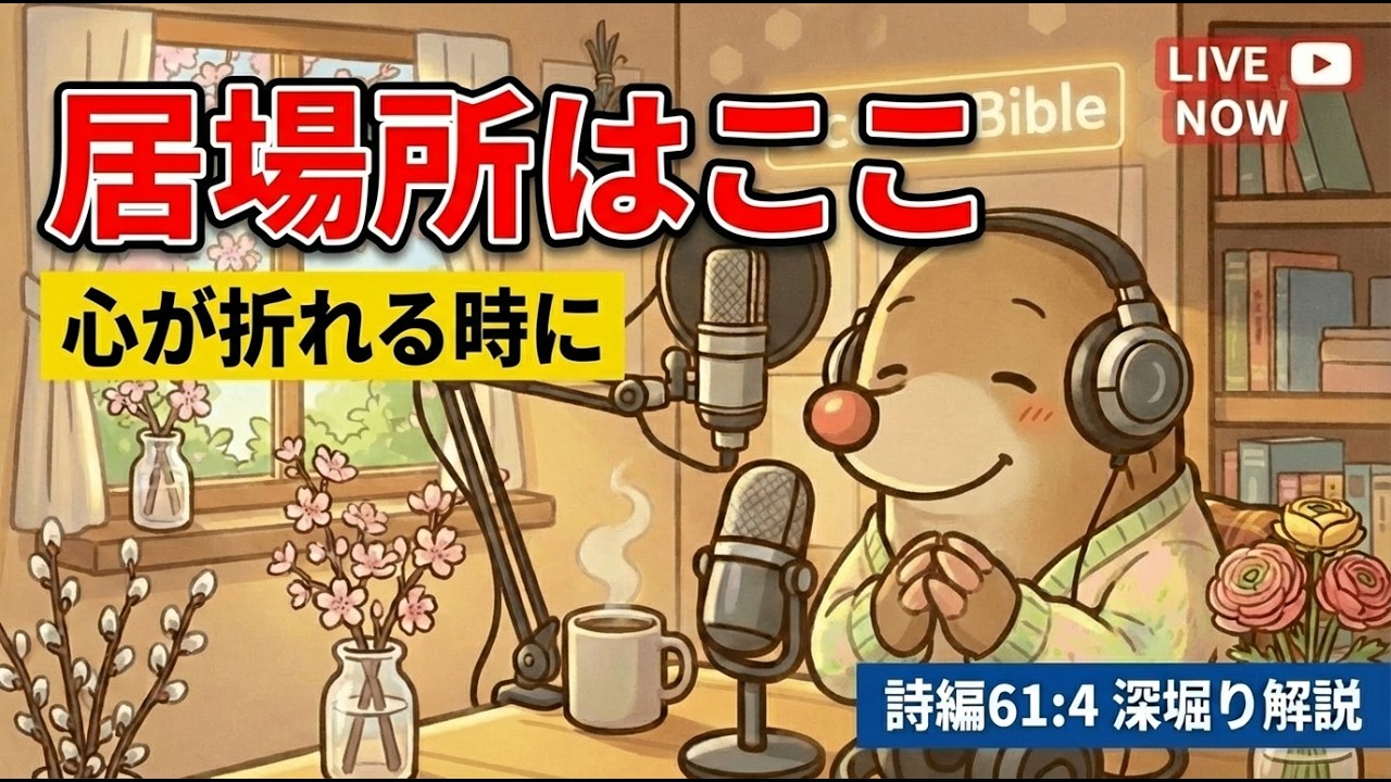 居場所を先に決める｜詩編61:4が教える「心が折れそうな時の支え」