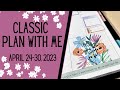 Plan With Me // Classic Happy Planner //April 24-30, 2023